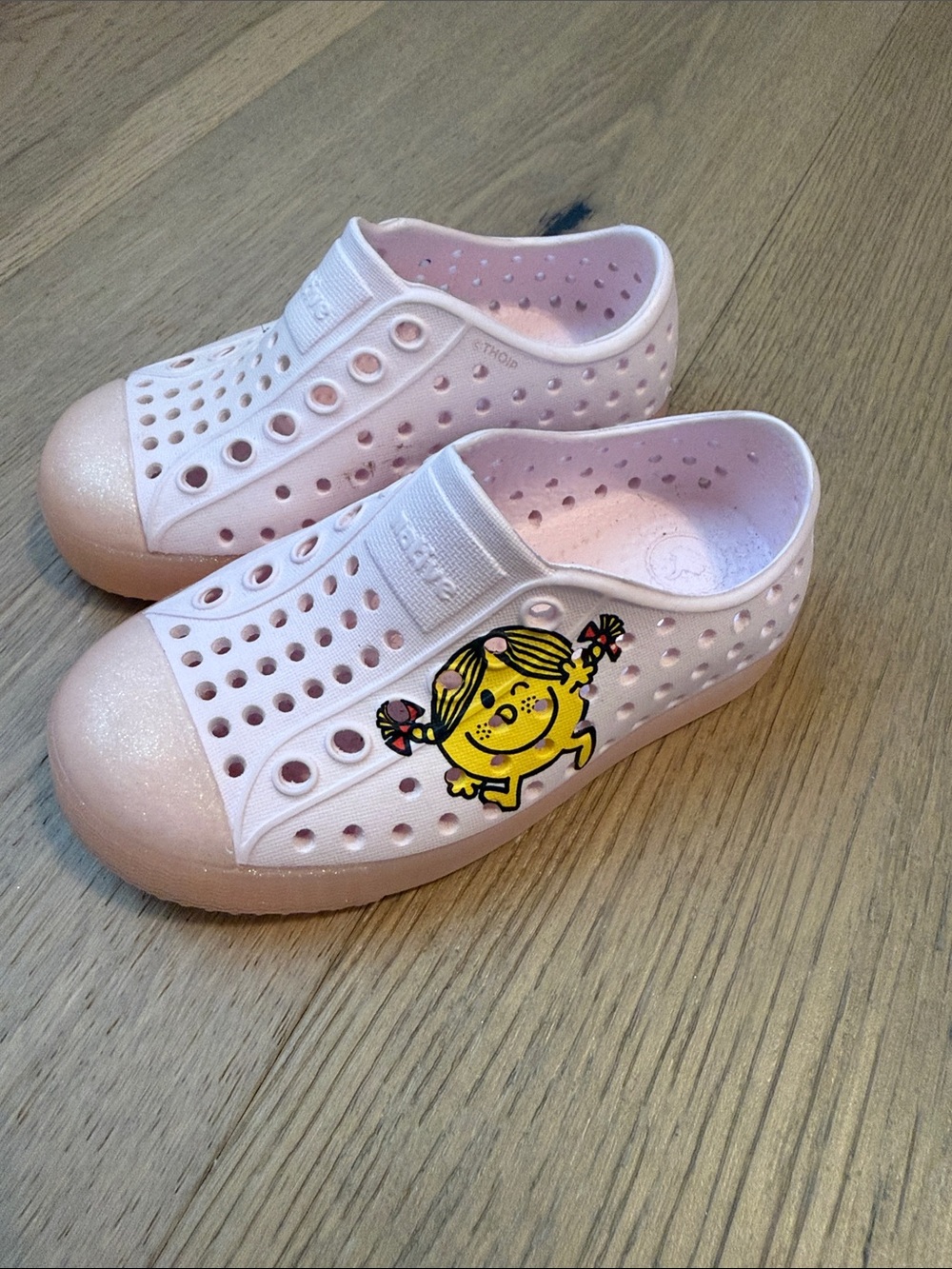 Little Miss Sunshine Native Toddler Kids Light Pink Shoes